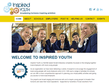Tablet Screenshot of inspired-youth.co.uk